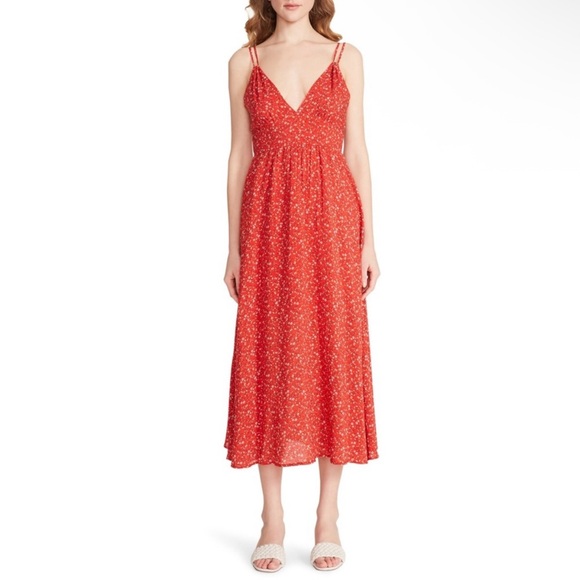 BB Dakota by Steve Madden Tiny Dancer Midi Dress size Medium - Picture 2 of 12